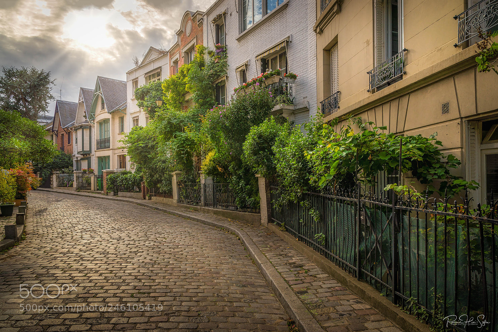 Nikon D610 sample photo. Street of montmartre photography