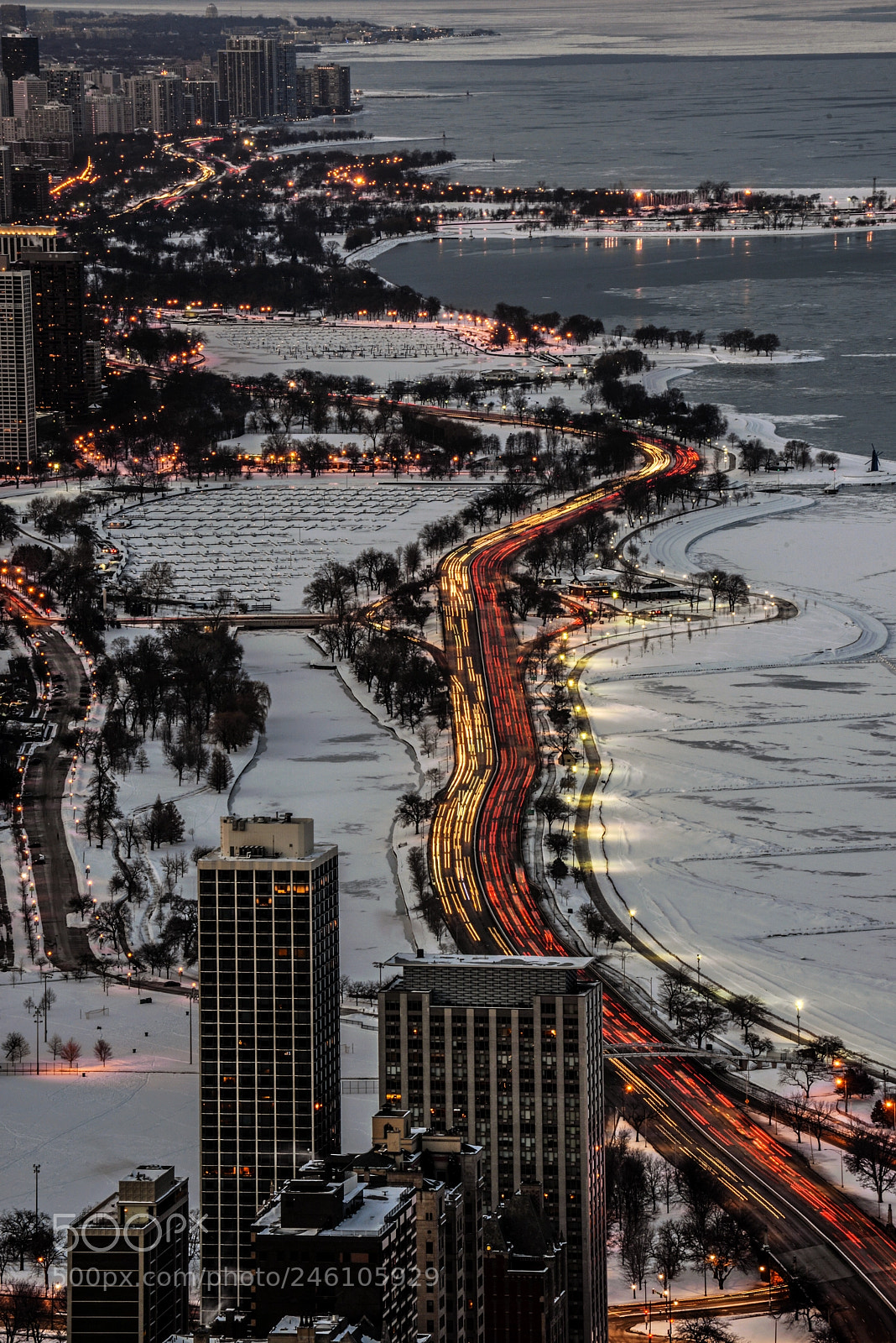 Nikon D610 sample photo. Winter from 1000 feet photography