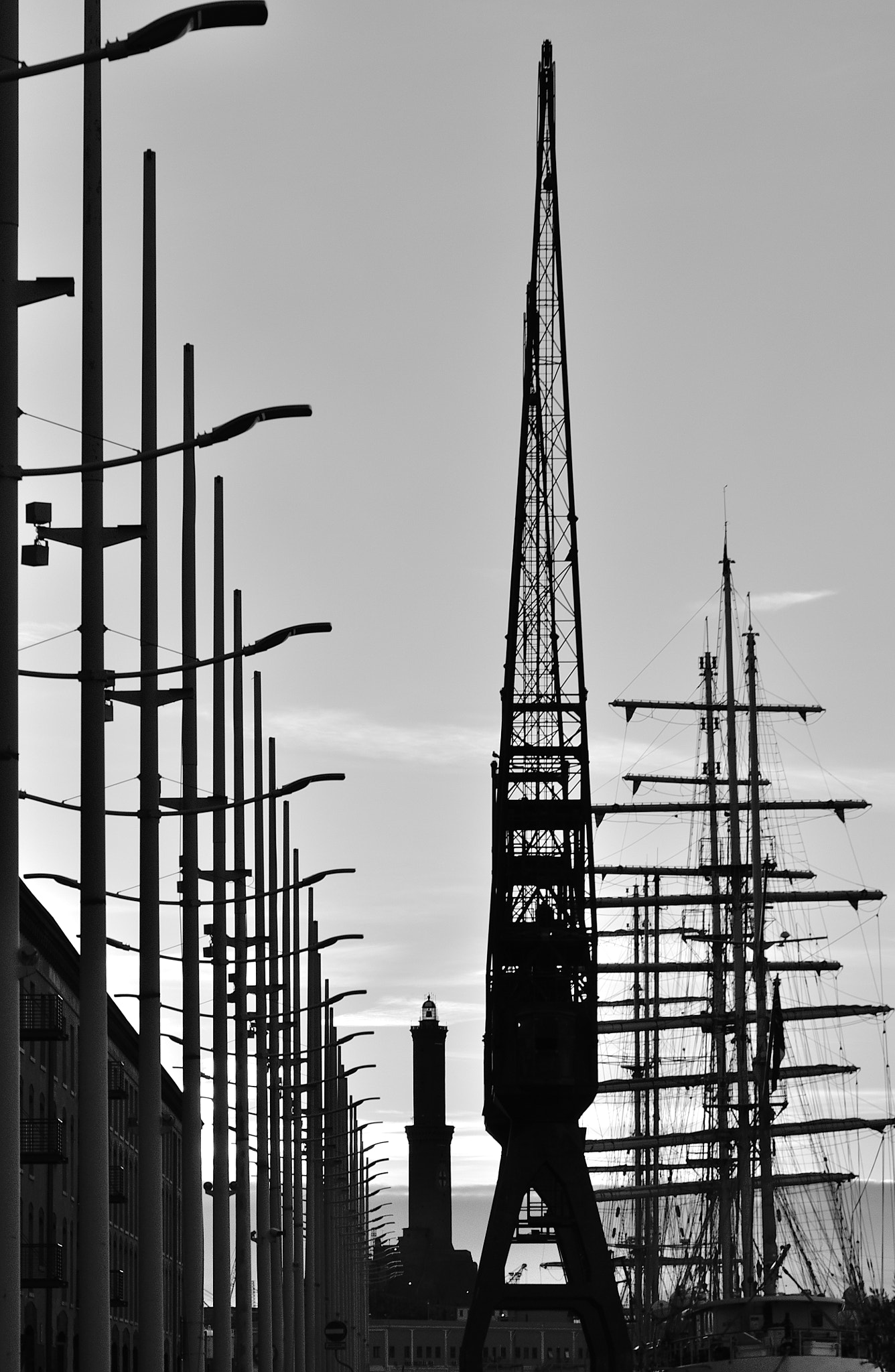 Nikon D90 sample photo. Genova porto antico photography