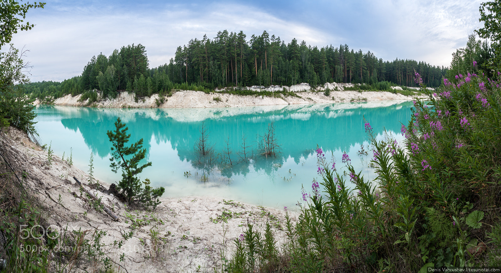 Canon EOS 40D sample photo. Abandoned flooded clay quarry photography