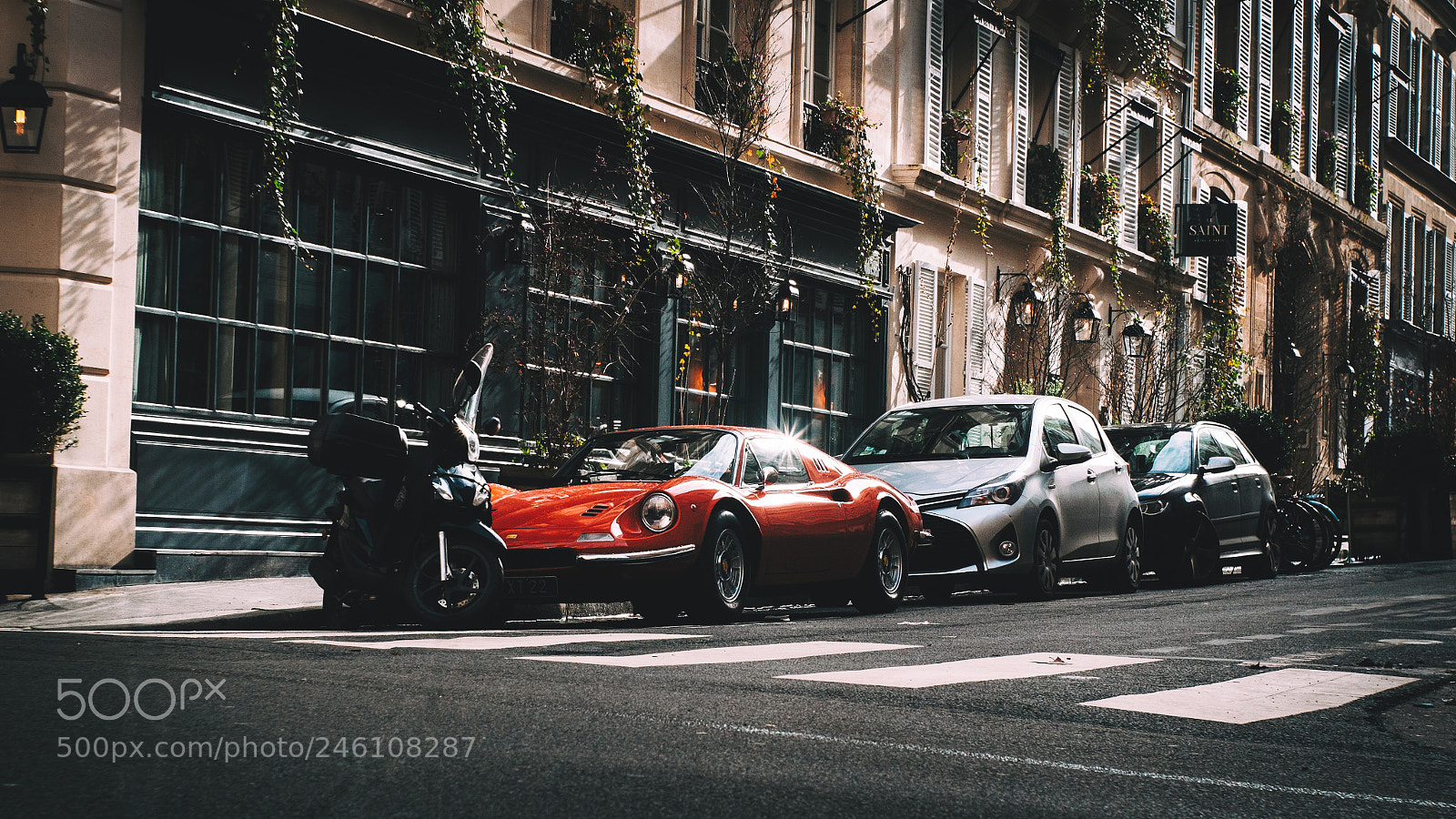 Fujifilm X-T1 sample photo. Ferrari photography