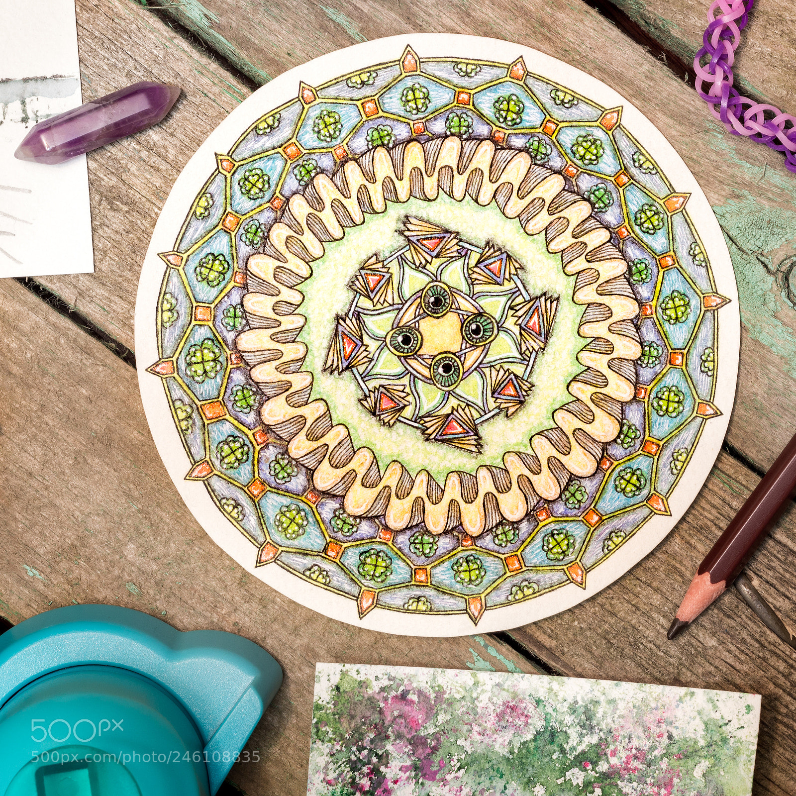 Canon EOS 600D (Rebel EOS T3i / EOS Kiss X5) sample photo. Zendala. mandala. flat lay photography