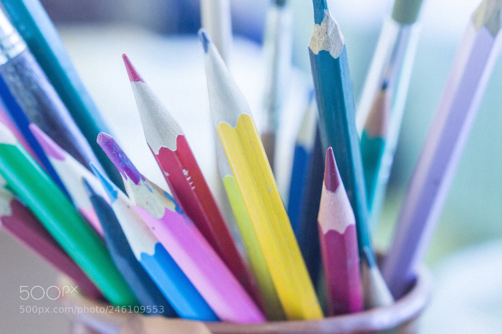 Canon EOS 600D (Rebel EOS T3i / EOS Kiss X5) sample photo. Colored pencils in a photography