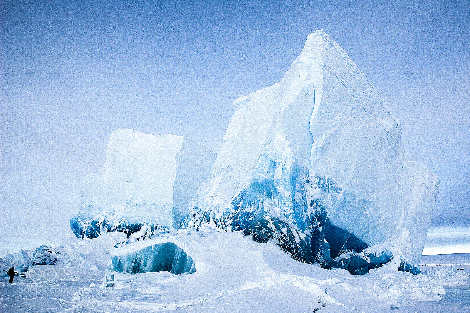 Nikon D70s sample photo. Iceberg in antarctica photography