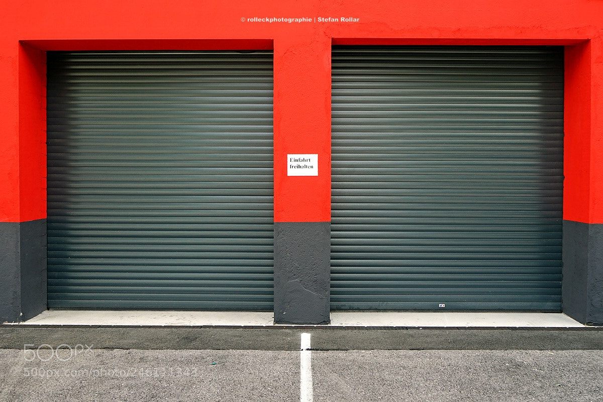 Sony a7 II sample photo. Einfahrt freihalten photography