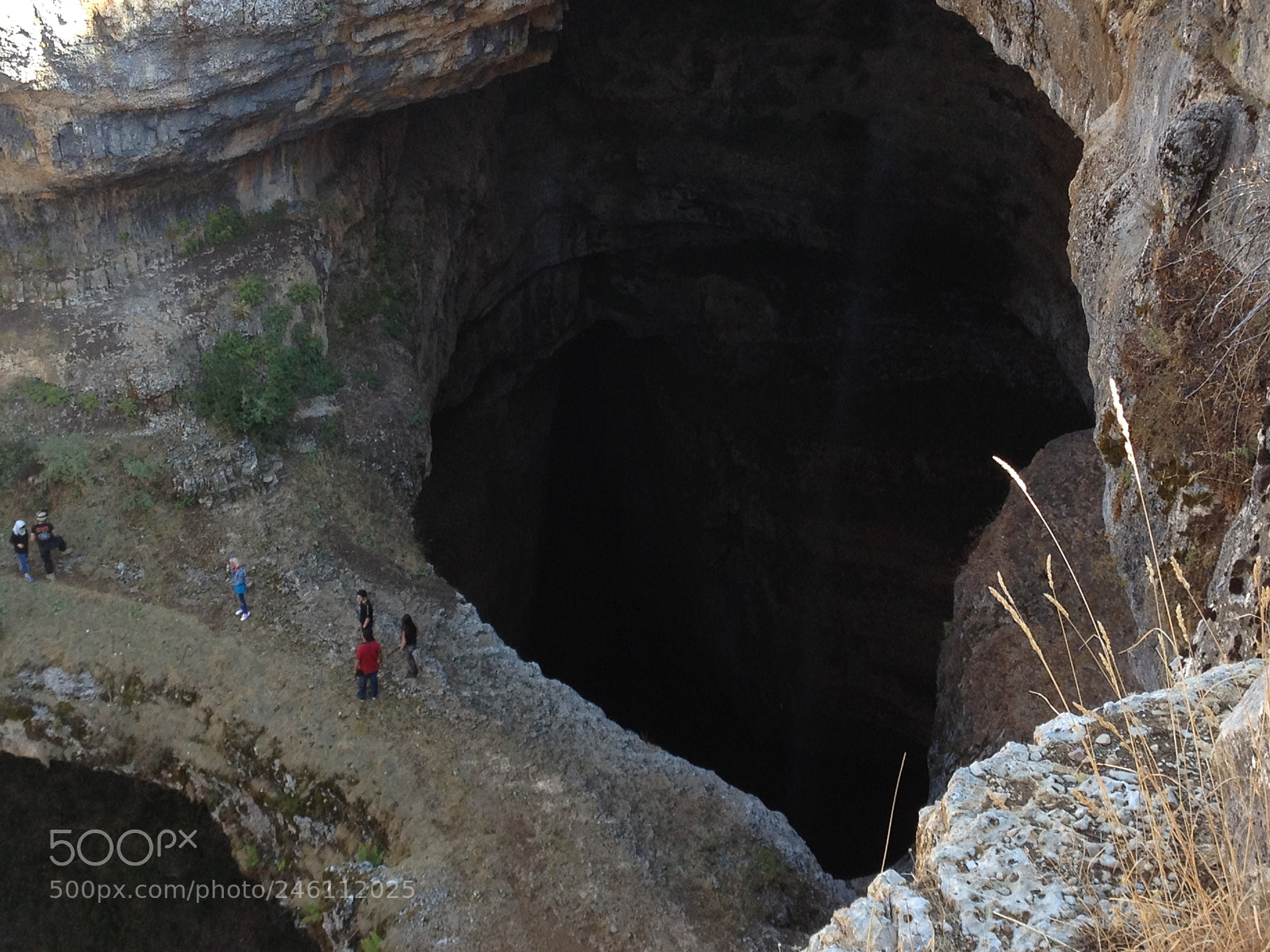 Apple iPhone 4S sample photo. Baatara sinkhole, lebanon photography