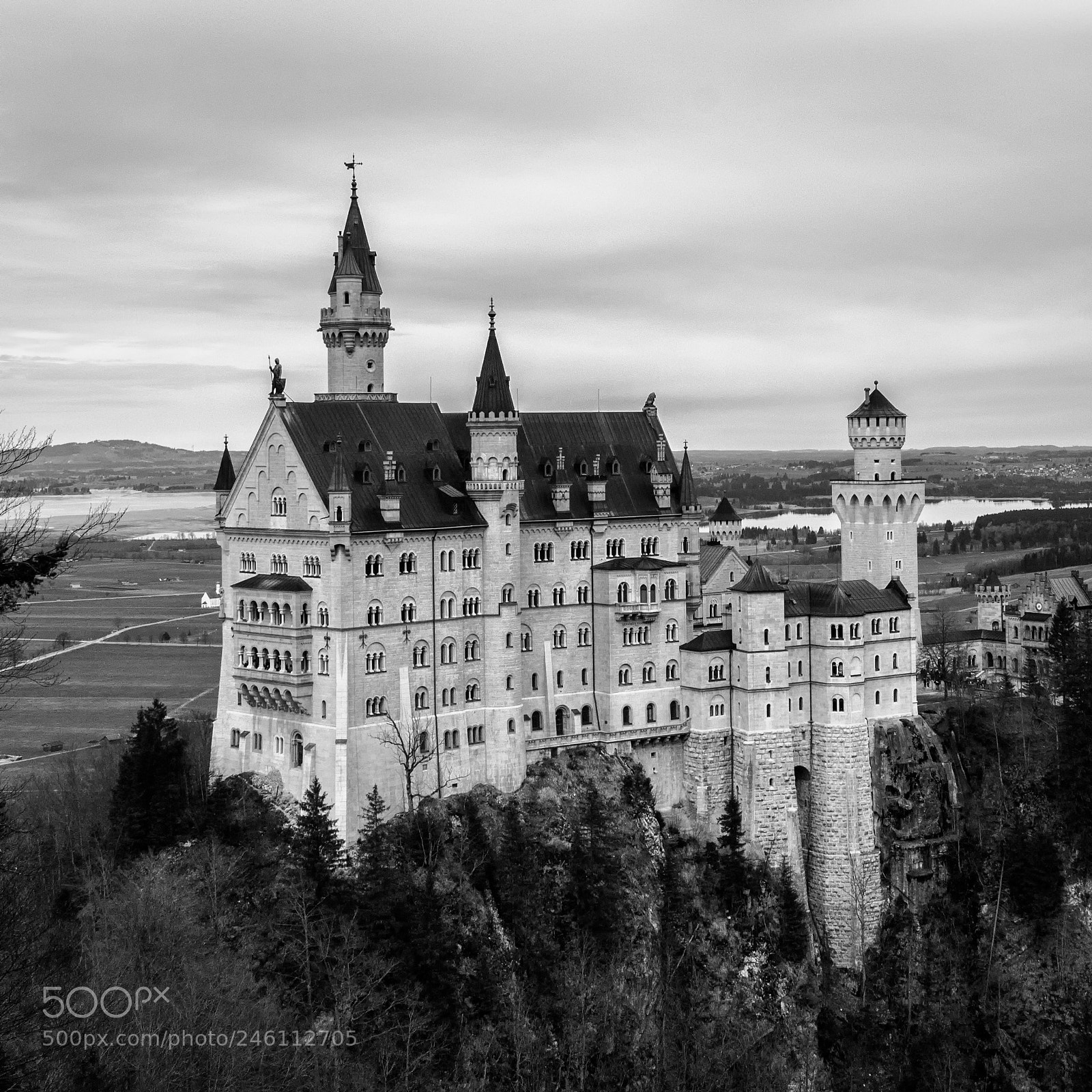 Nikon D3100 sample photo. Neuschwanstein castle photography