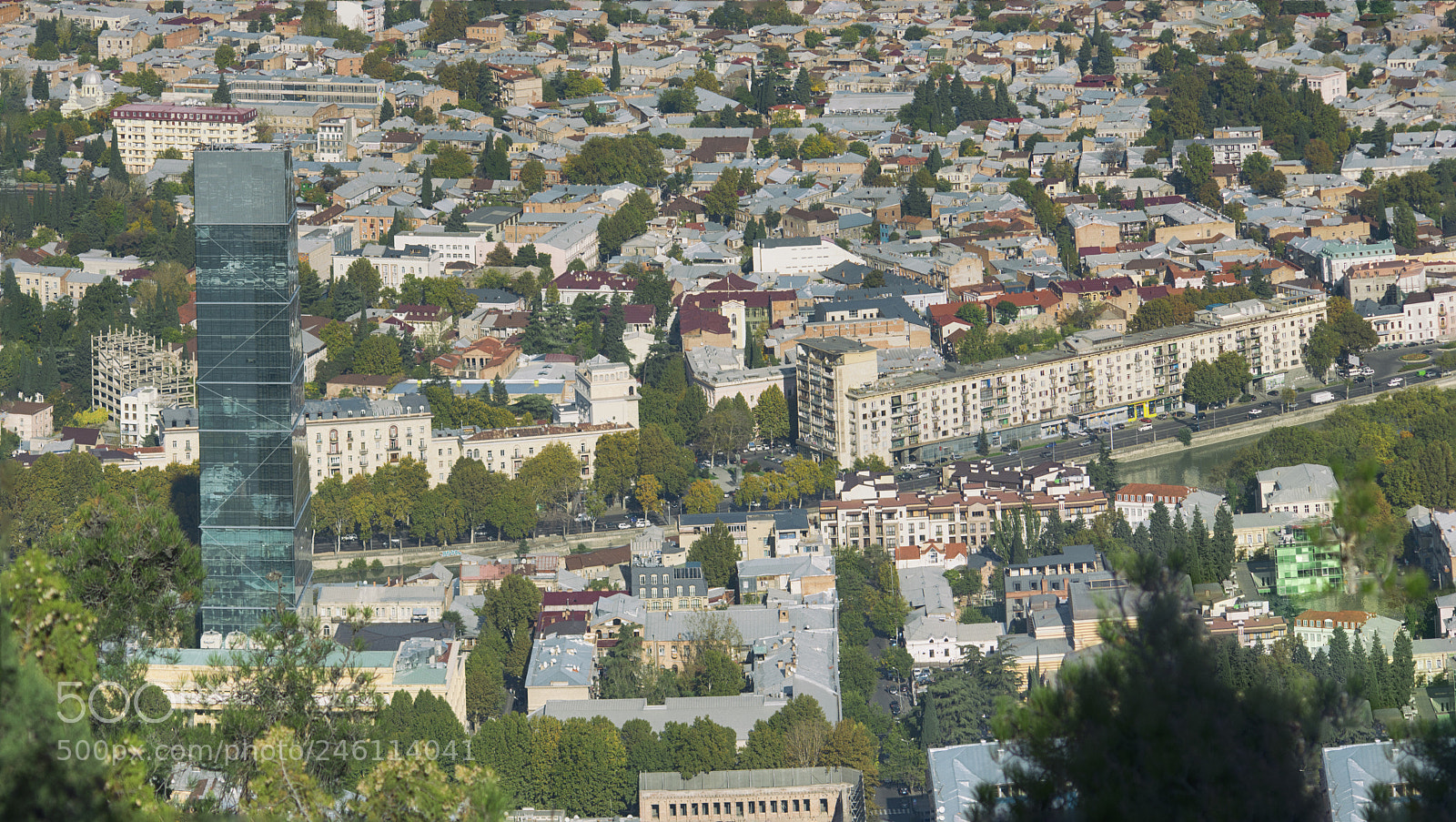 Nikon D3200 sample photo. View from mtatsminda photography