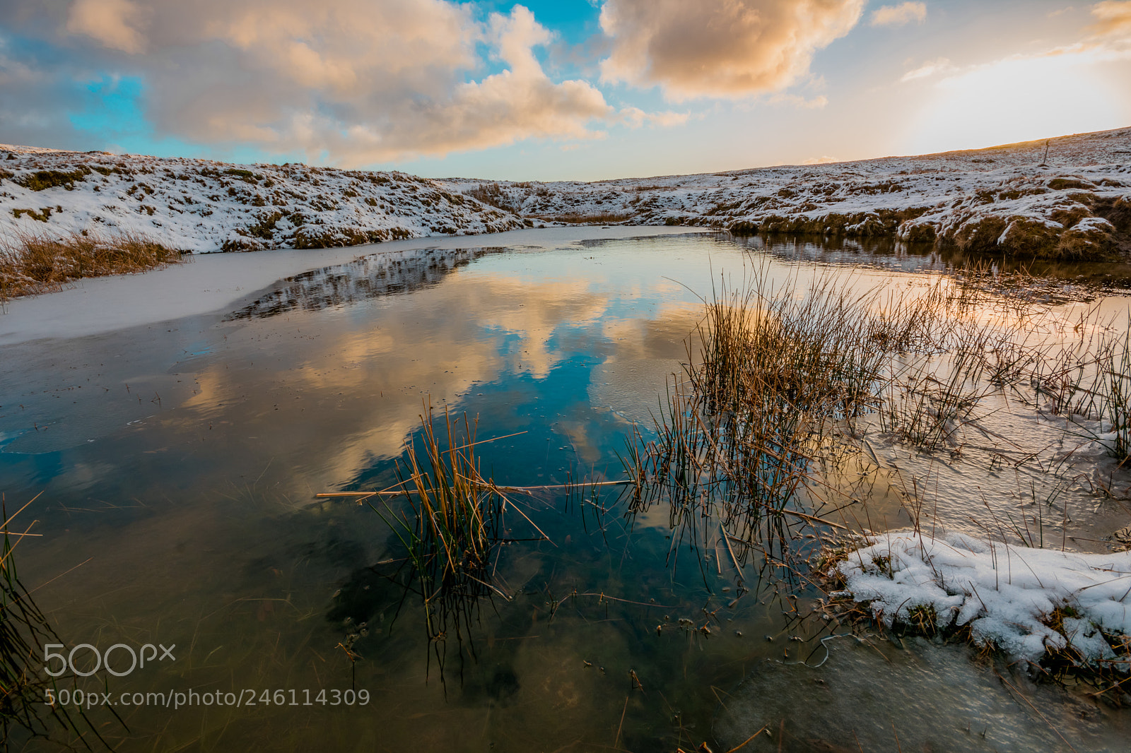 Nikon D7100 sample photo. Sunset in brecon photography