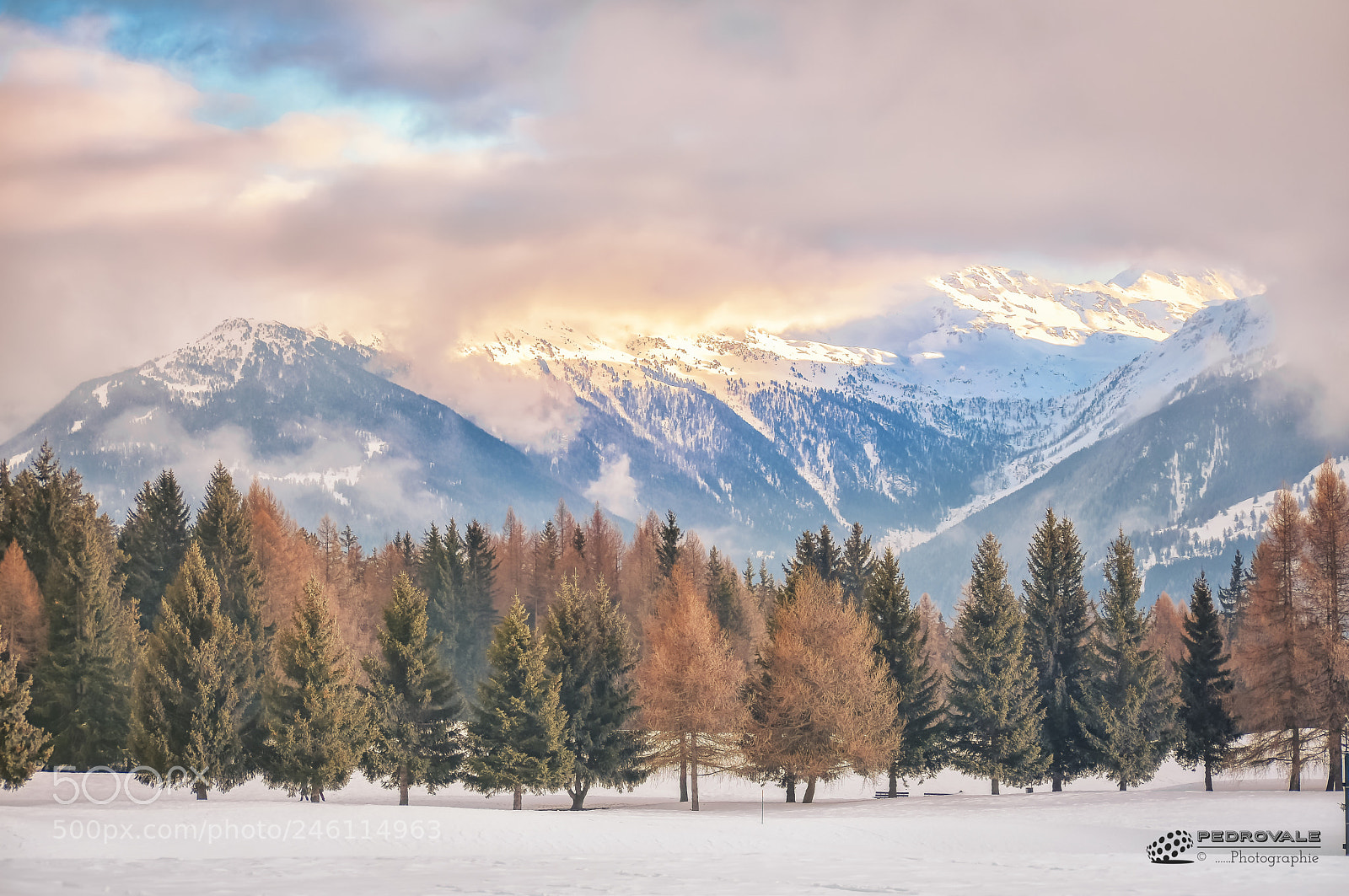 Nikon D5500 sample photo. Sunset “crans montana” photography