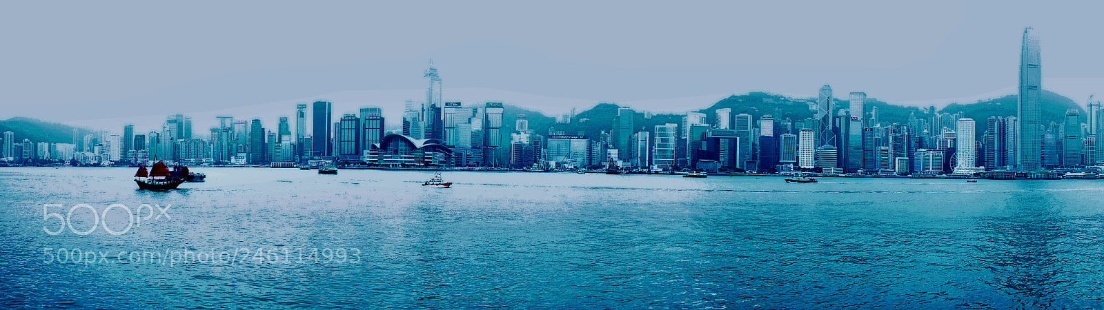 Fujifilm FinePix X100 sample photo. Victoria harbour panaromic hong photography