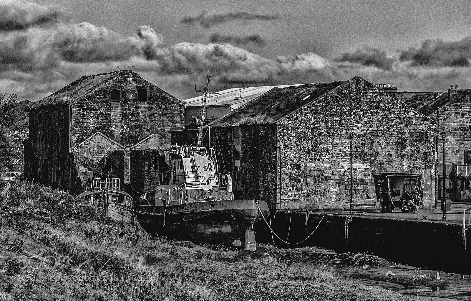 Nikon D90 sample photo. Old warehoses annan photography