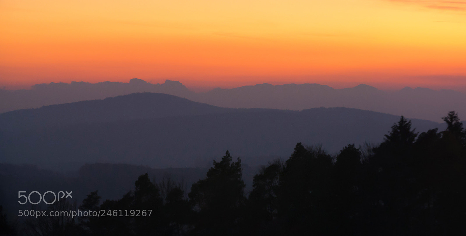 Sony a7 sample photo. Sun going down photography