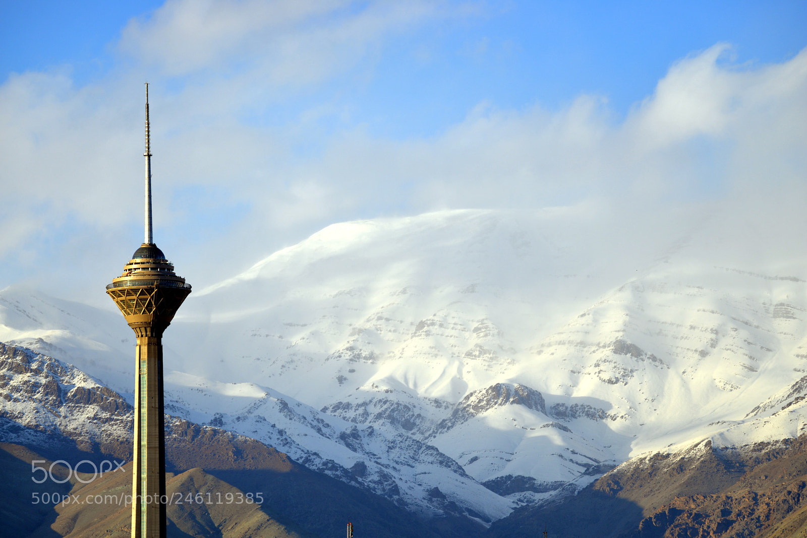 Nikon D610 sample photo. Milad tower photography