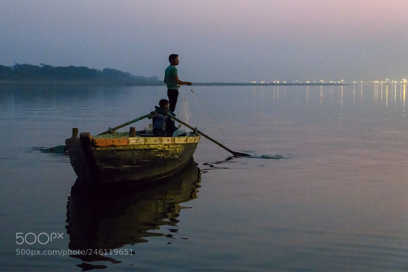 Nikon D850 sample photo. Sunset fishing photography