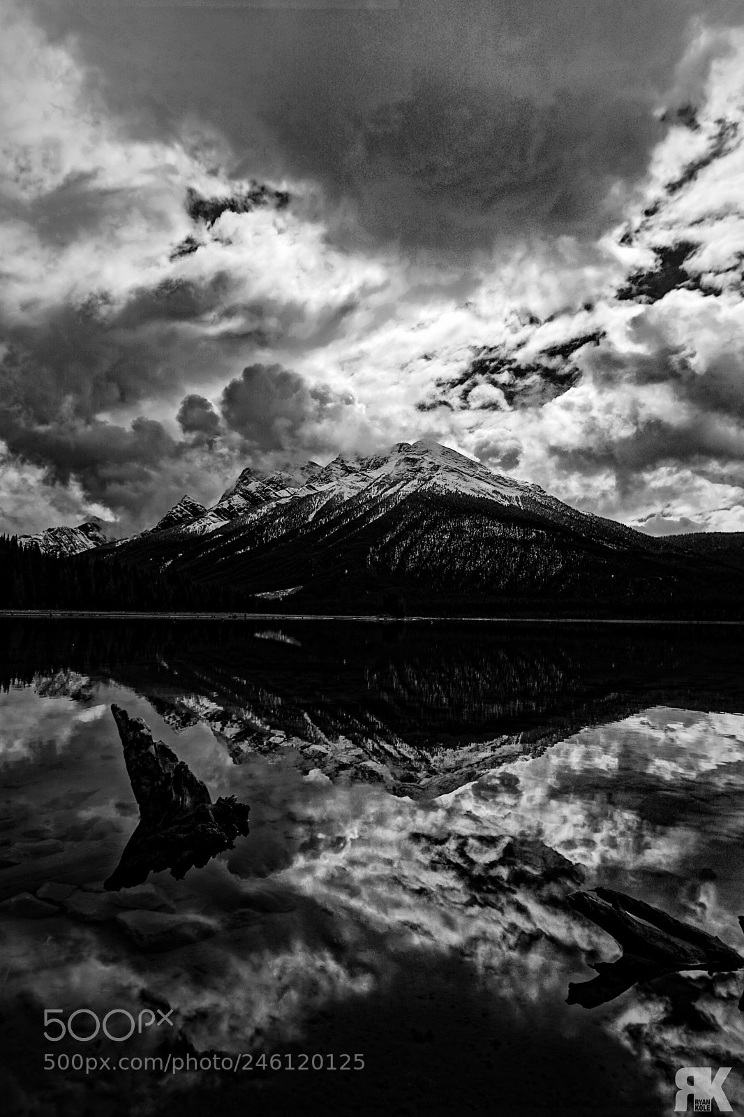 Sony ILCA-77M2 sample photo. Stormy spray lakes photography