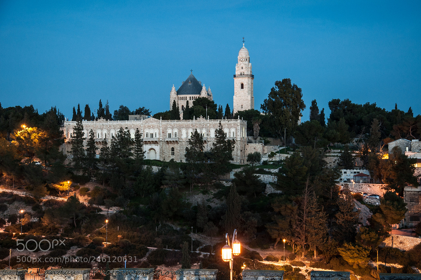 Nikon D5000 sample photo. Dormition abbey on mt photography