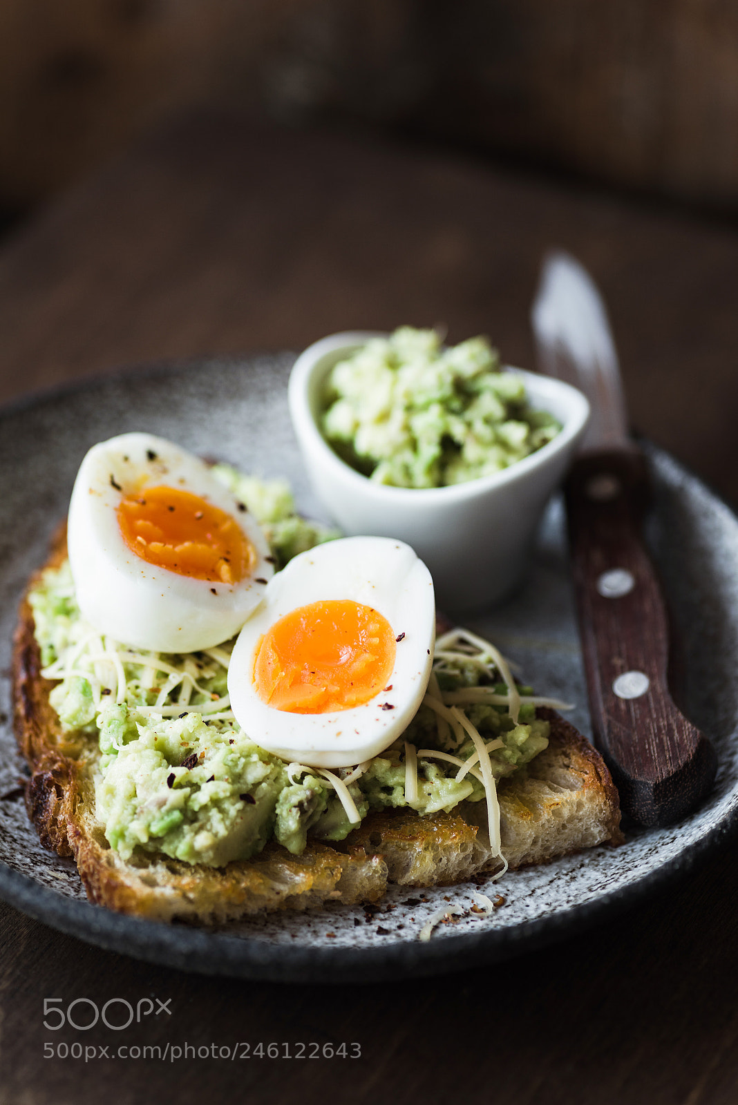 Nikon D810 sample photo. Mashed avocado, egg and photography