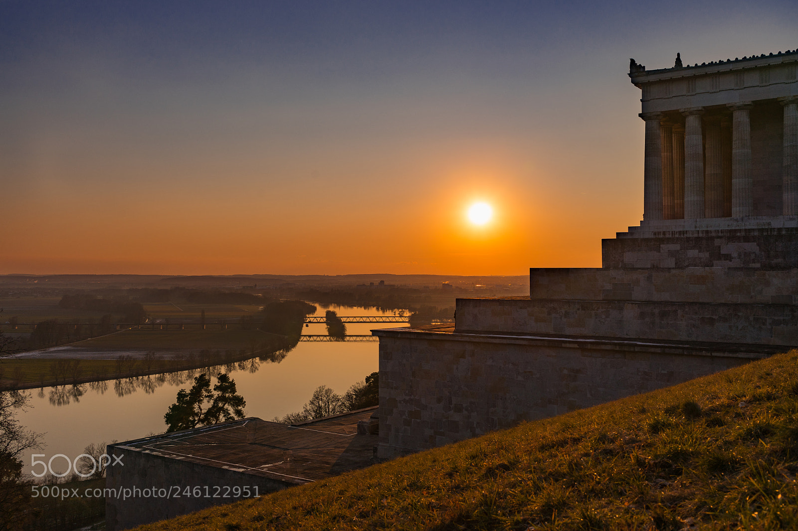 Sony a7 sample photo. Sunset over regensburg photography