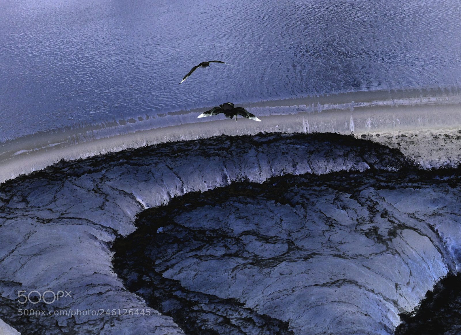 Sony a7 sample photo. Flying above rapid water photography