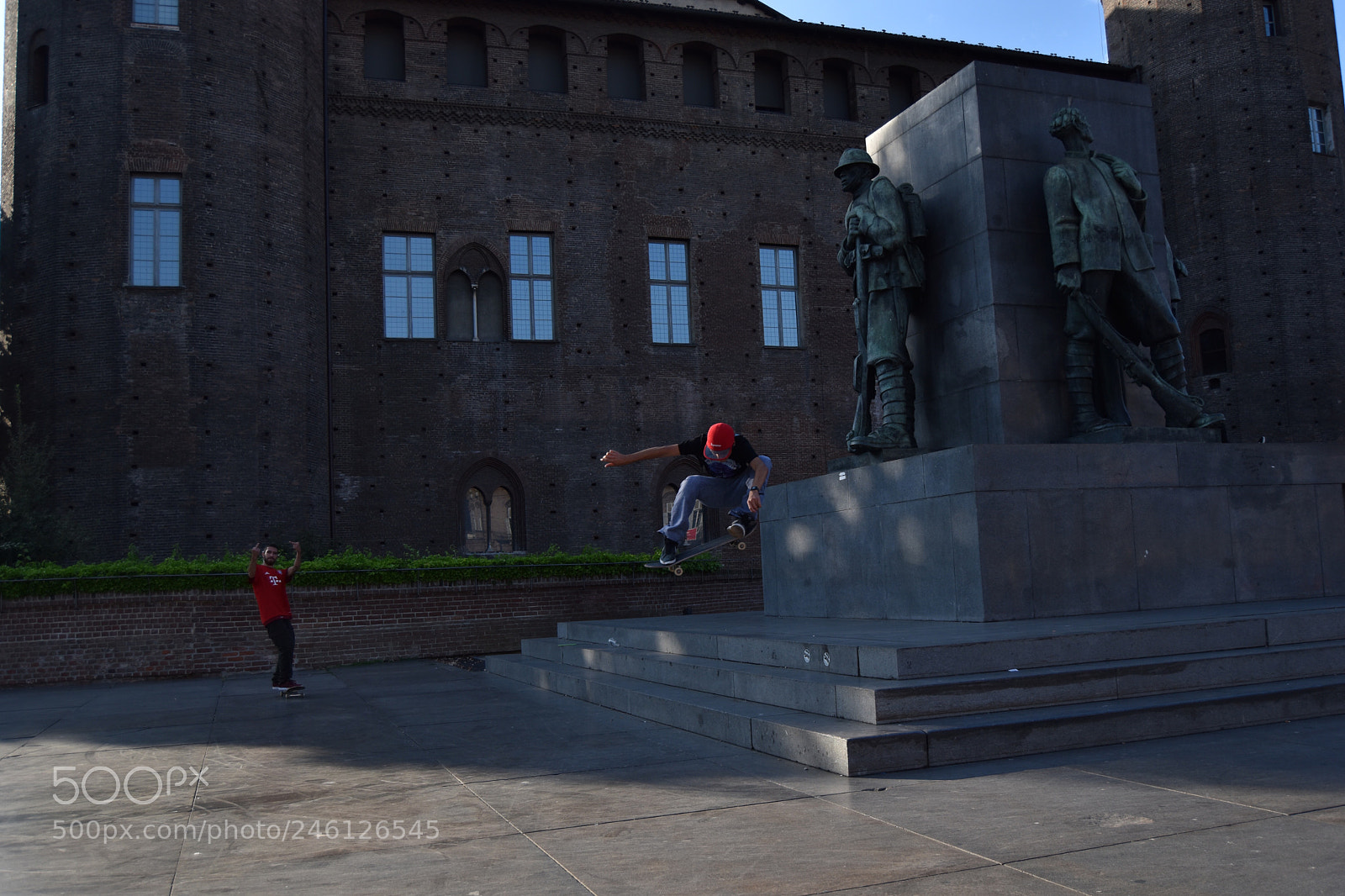 Nikon D5500 sample photo. Piazza castello, turin, italy photography