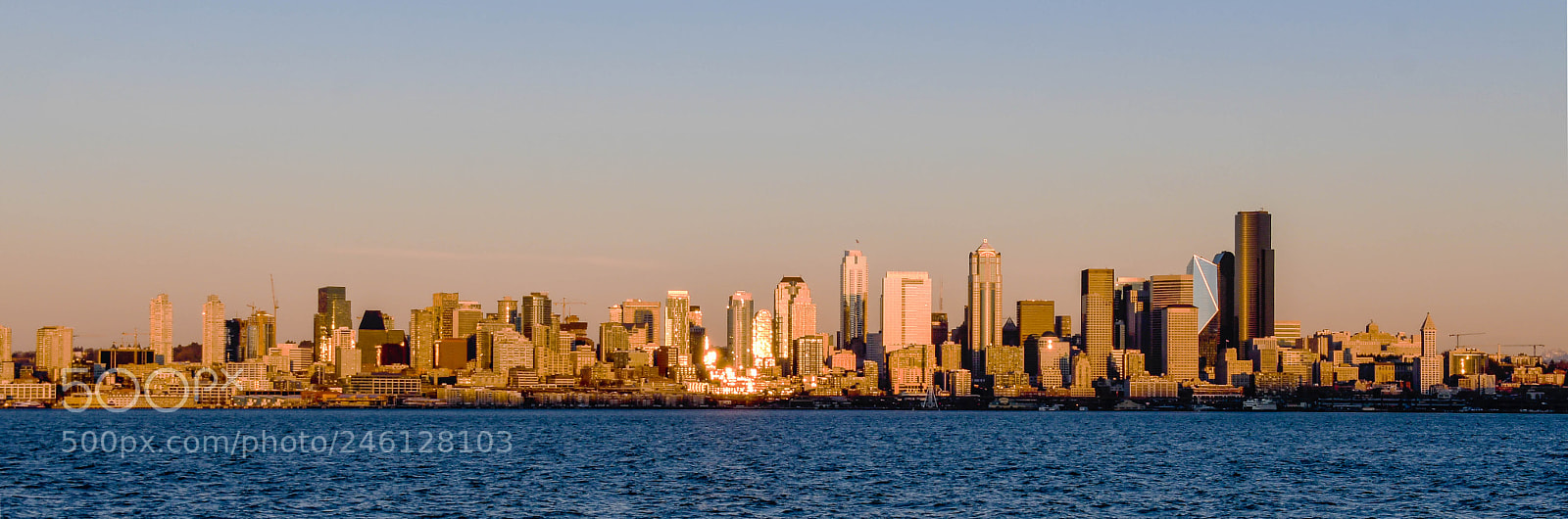 Nikon D500 sample photo. Panorama - seattle cityscape photography