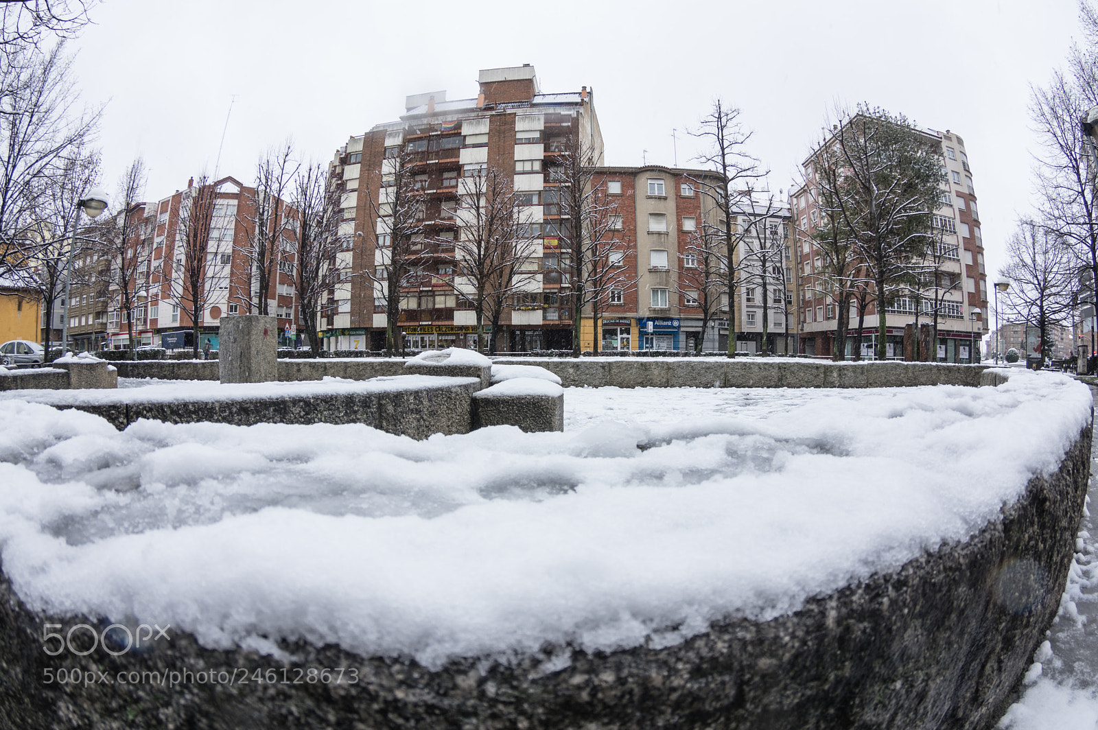 Pentax K-3 II sample photo. Snow in the city photography