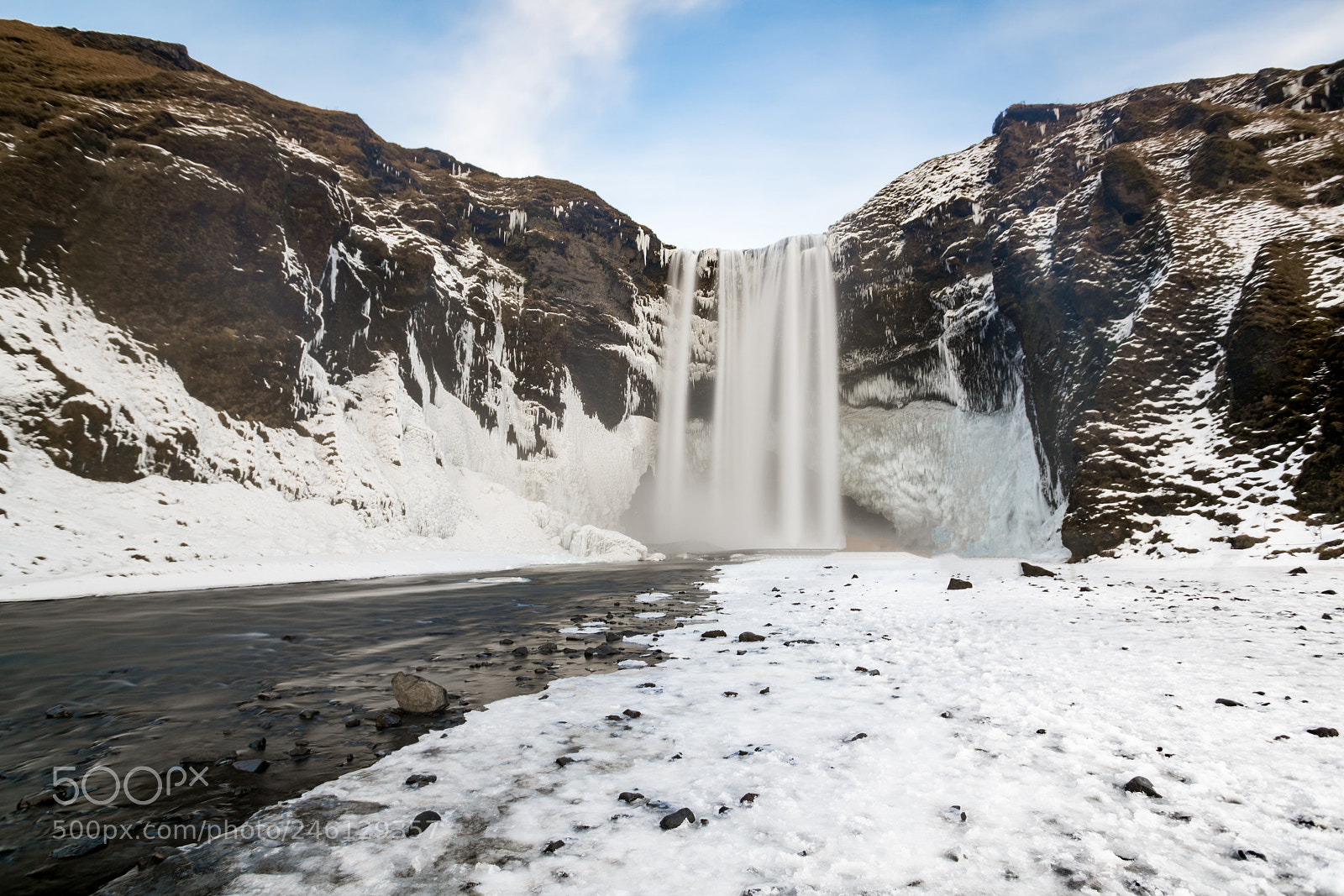 Sony a7R II sample photo. Skogafoss waterfall photography