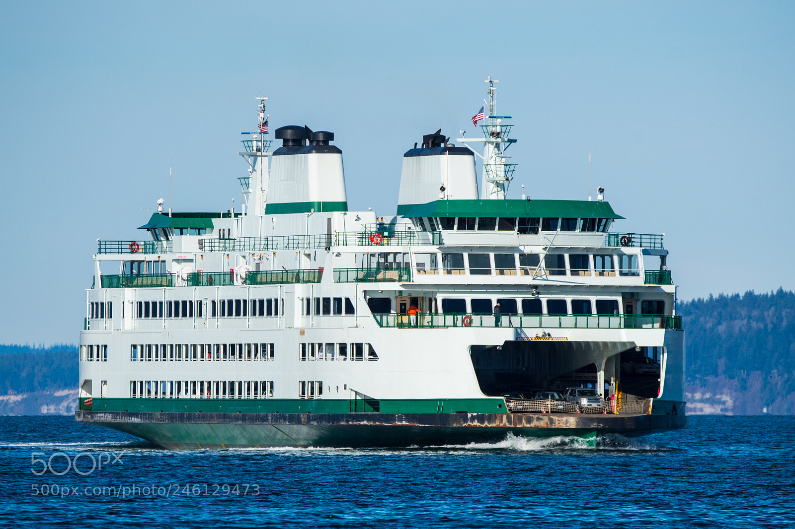 Nikon D500 sample photo. Ferry on puget sound photography
