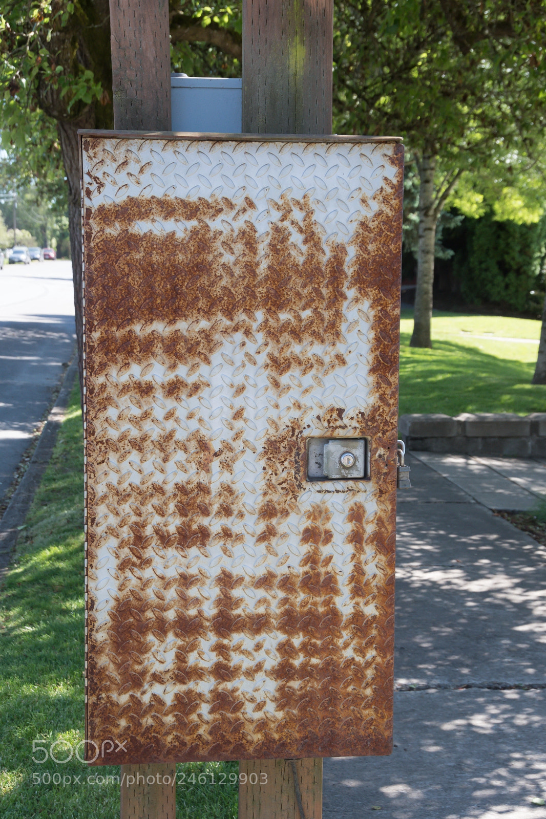Nikon D500 sample photo. Utility box photography