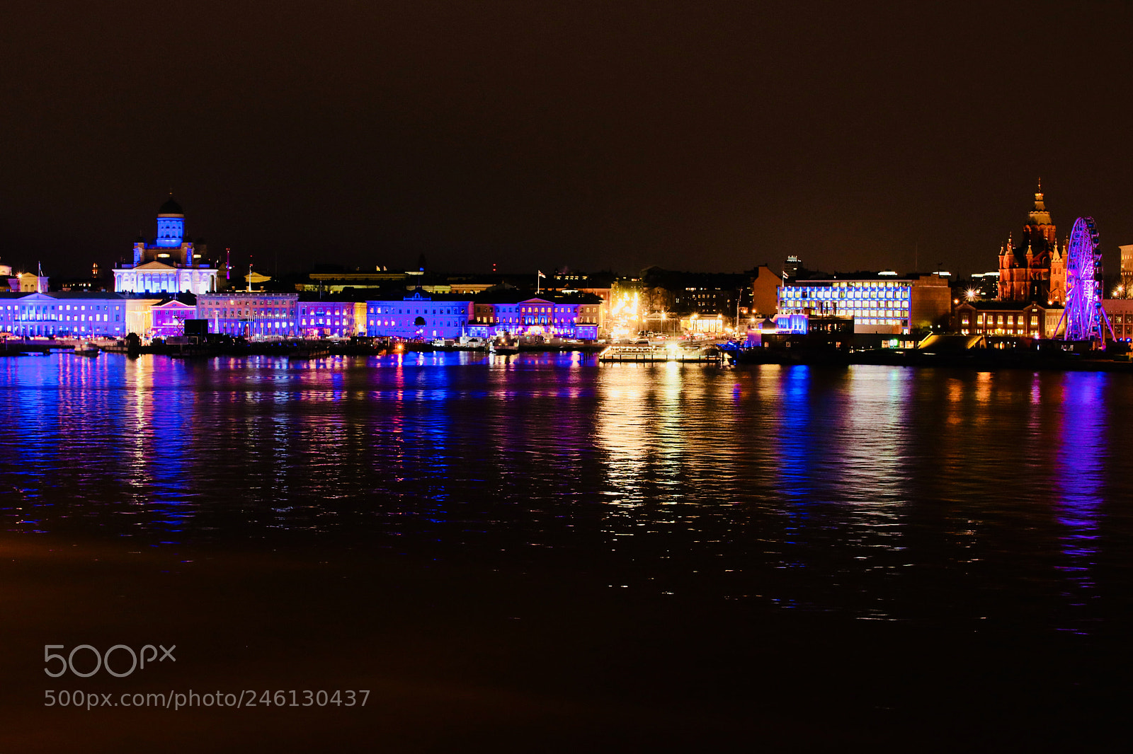 Canon EOS 80D sample photo. Helsinki by night photography