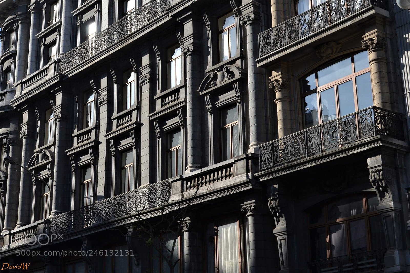 Nikon D3100 sample photo. Black hotel photography