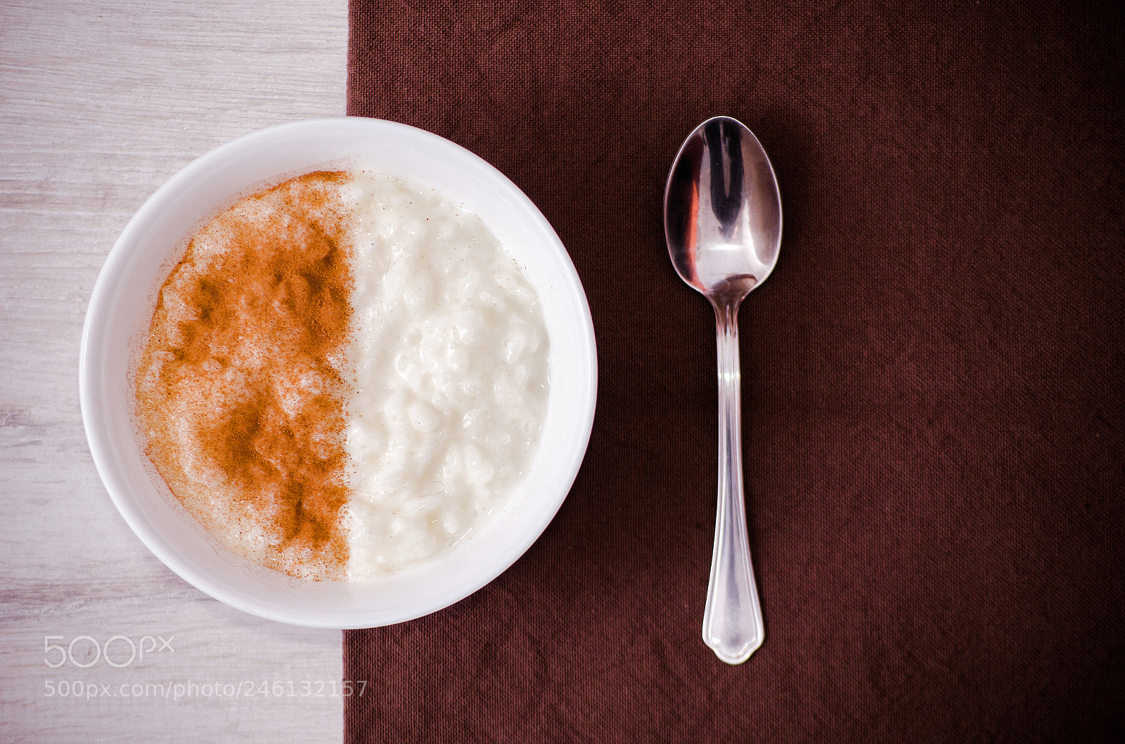 Nikon D5100 sample photo. Cream rice pudding photography