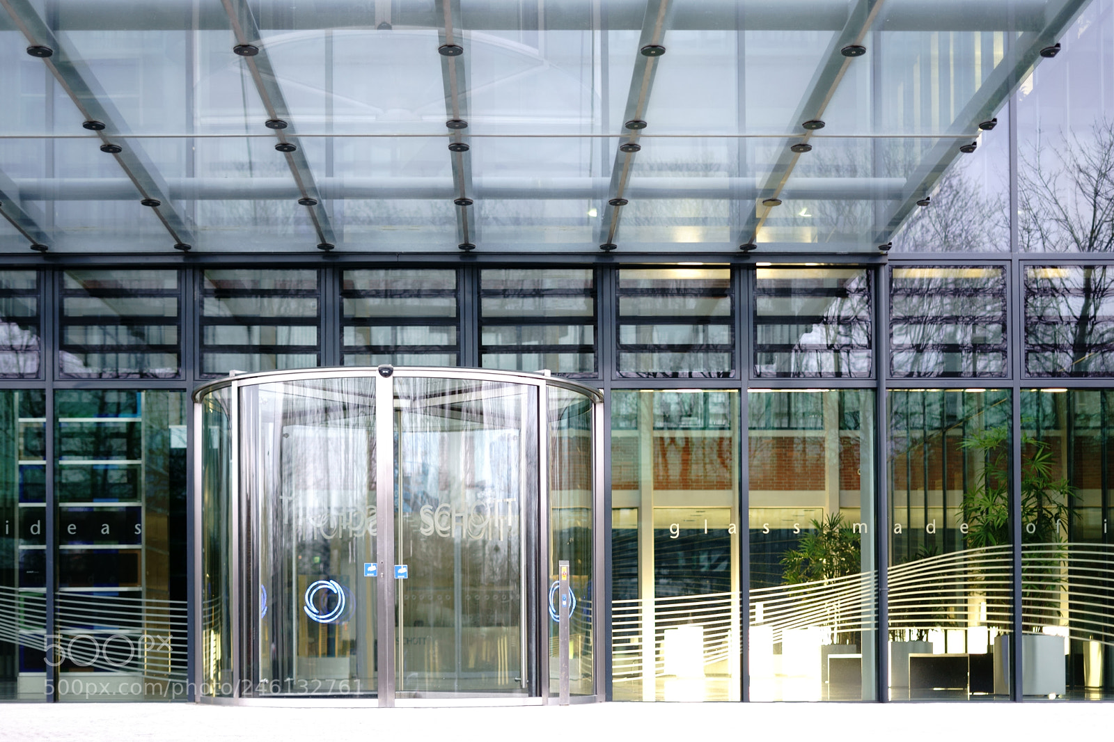 Sony a7 II sample photo. Glass entrance schott ag photography