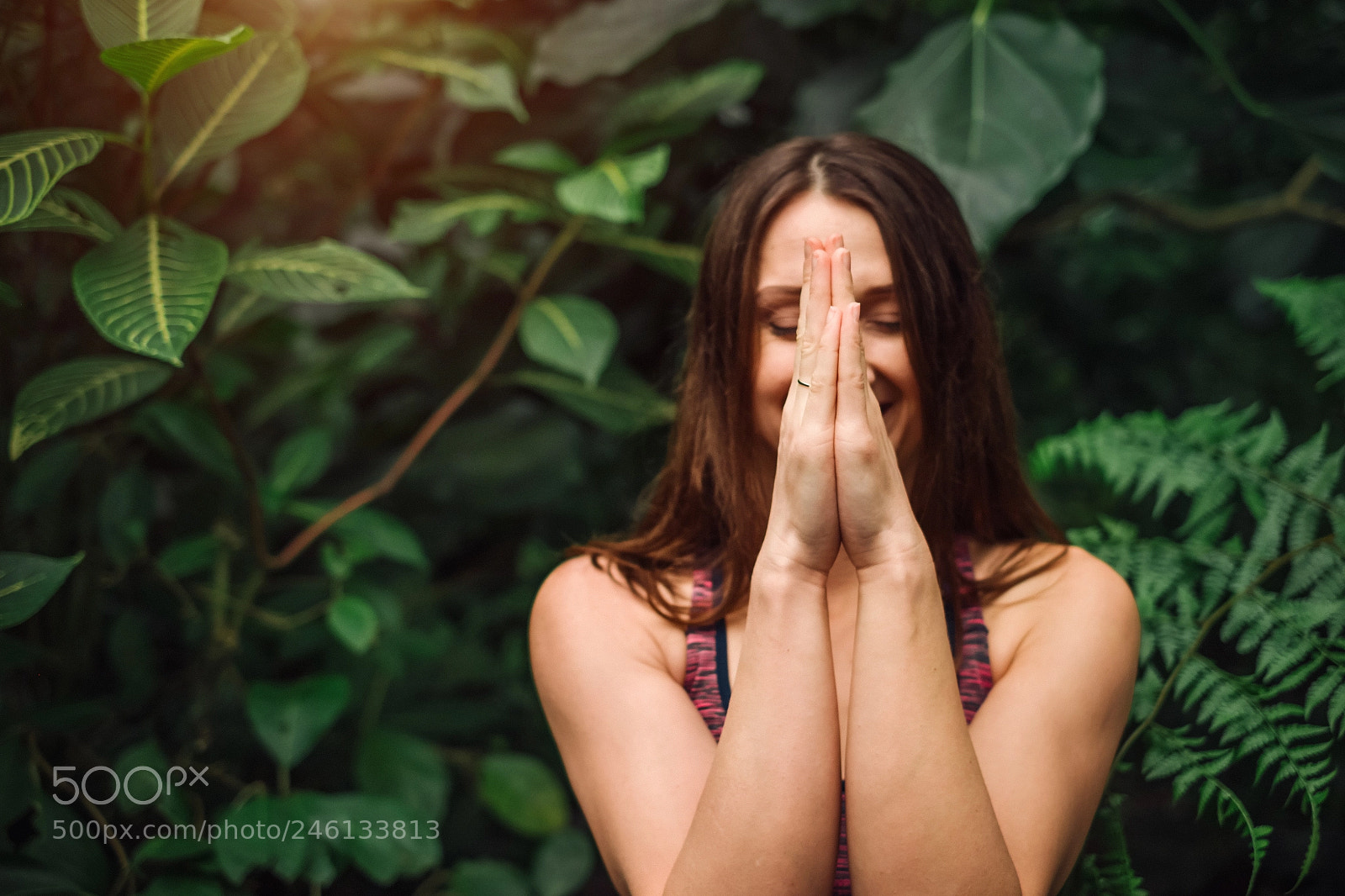 Fujifilm X-T1 sample photo. Young woman meditating and photography