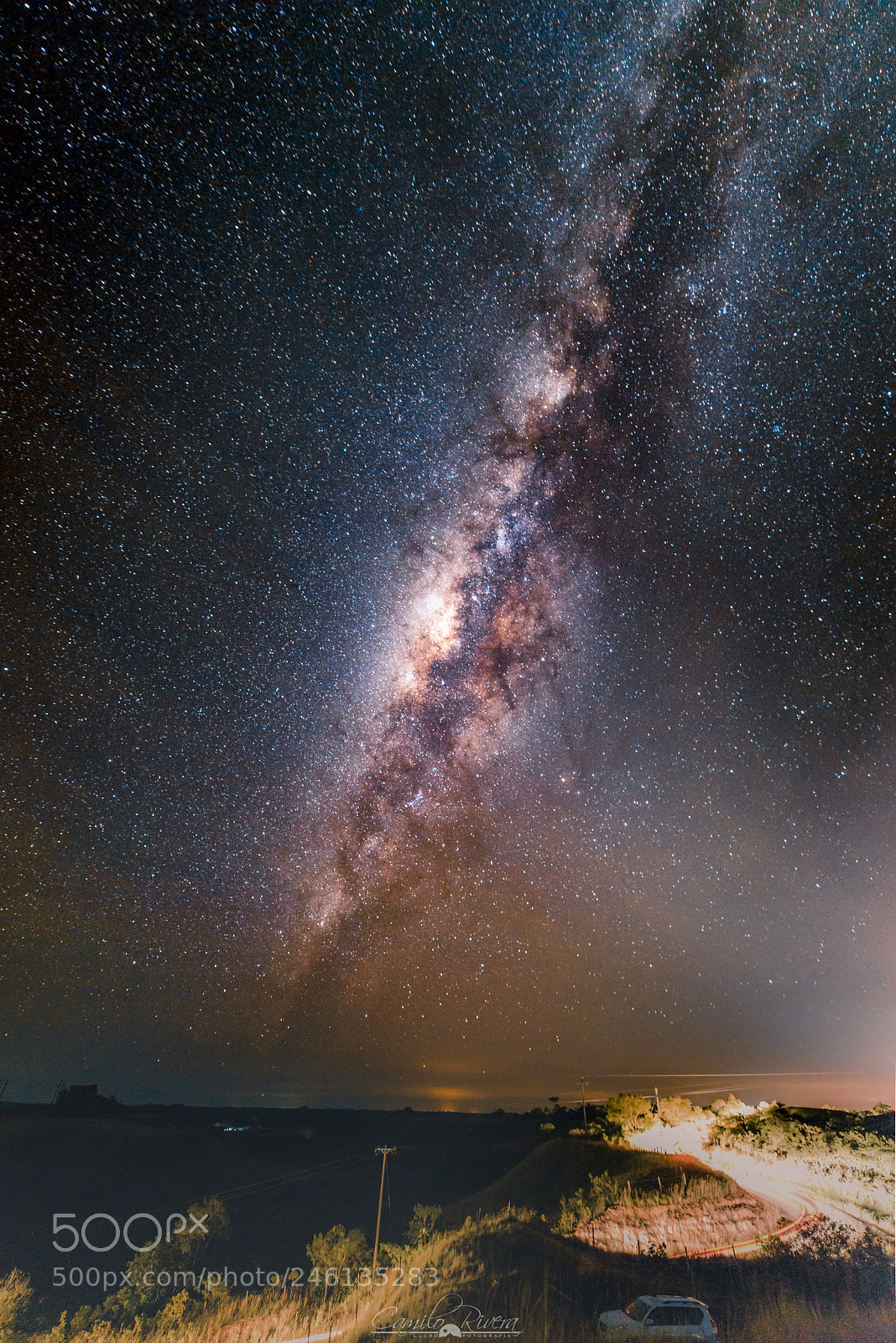 Nikon D810 sample photo. Paths of light photography