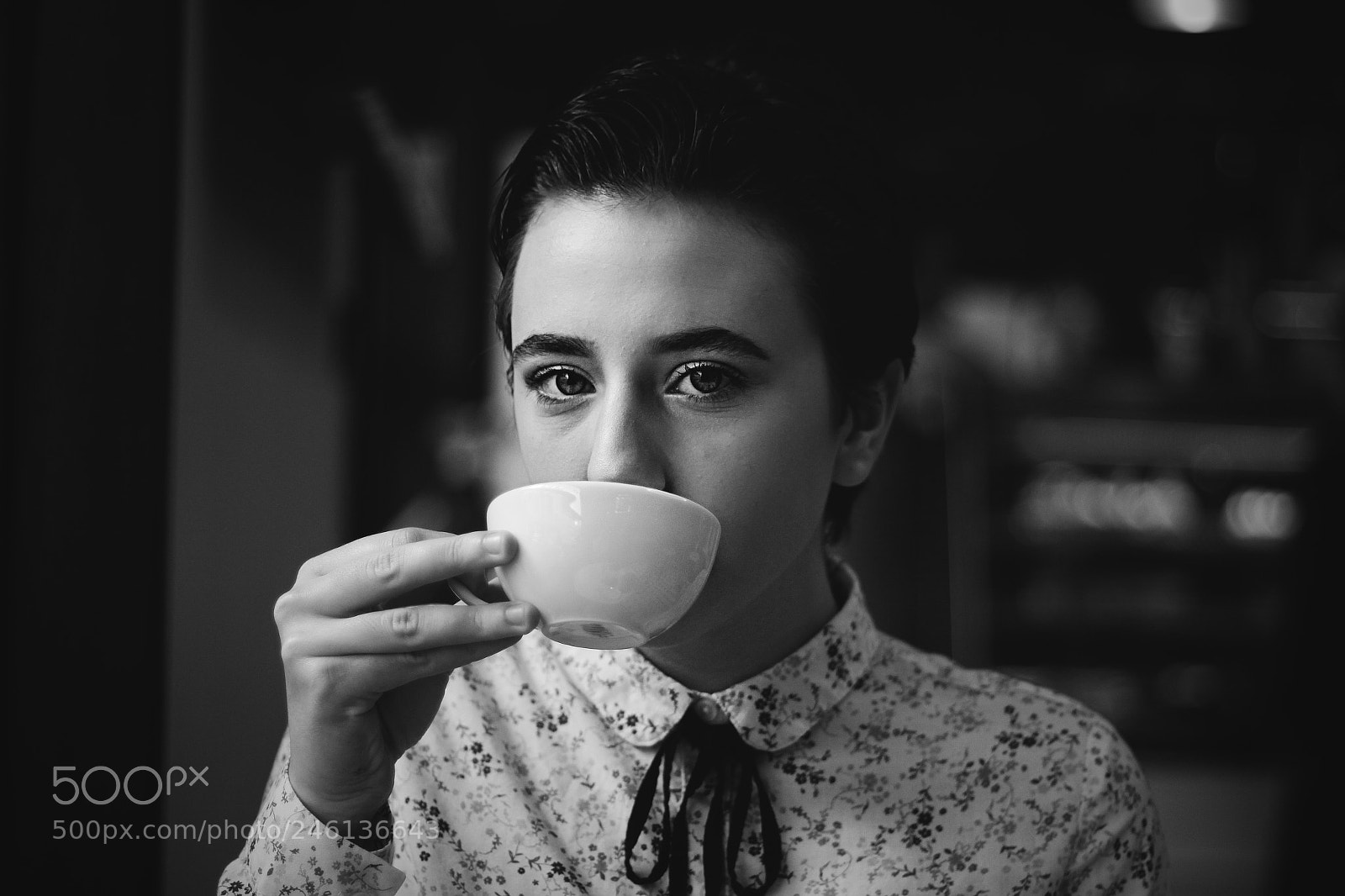 Canon EOS 60D sample photo. Behind the coffee photography