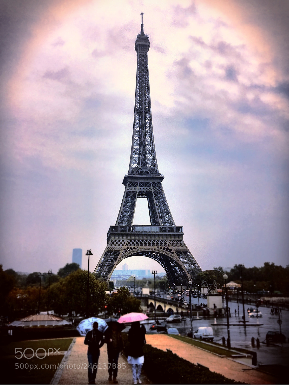 Apple iPhone 6s Plus sample photo. Eifel tower in stormy photography