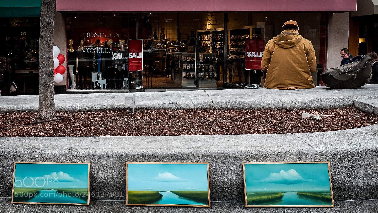 Fujifilm X100T sample photo. Turning his back to photography
