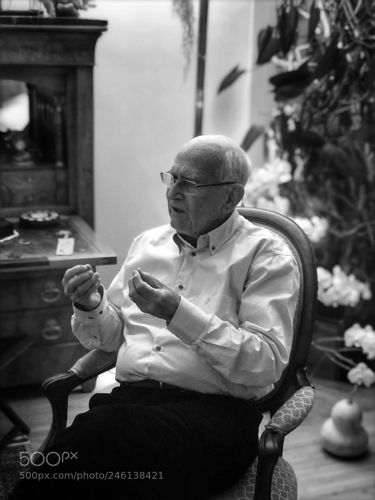 Apple iPhone 8 Plus sample photo. My dear father in photography