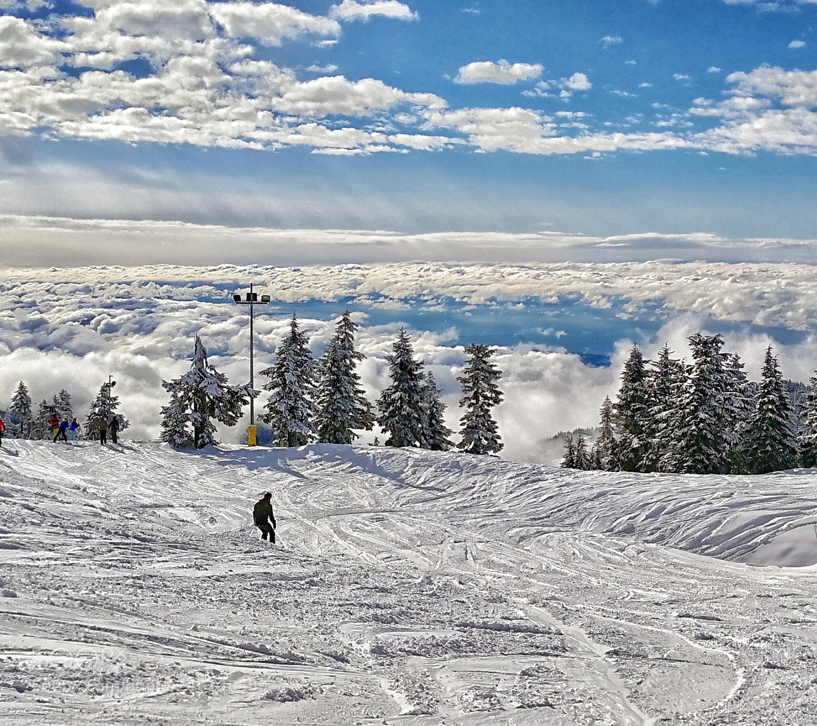 HUAWEI Mate 9 sample photo. Beautiful skiing day photography