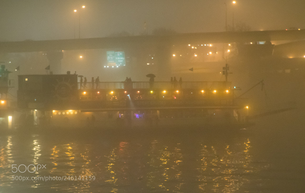 Olympus OM-D E-M1 Mark II sample photo. Gateway clipper in fog photography