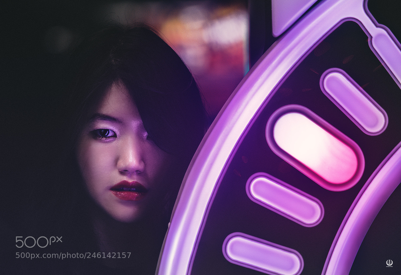 Sony a6500 sample photo. Purple hypnotic photography