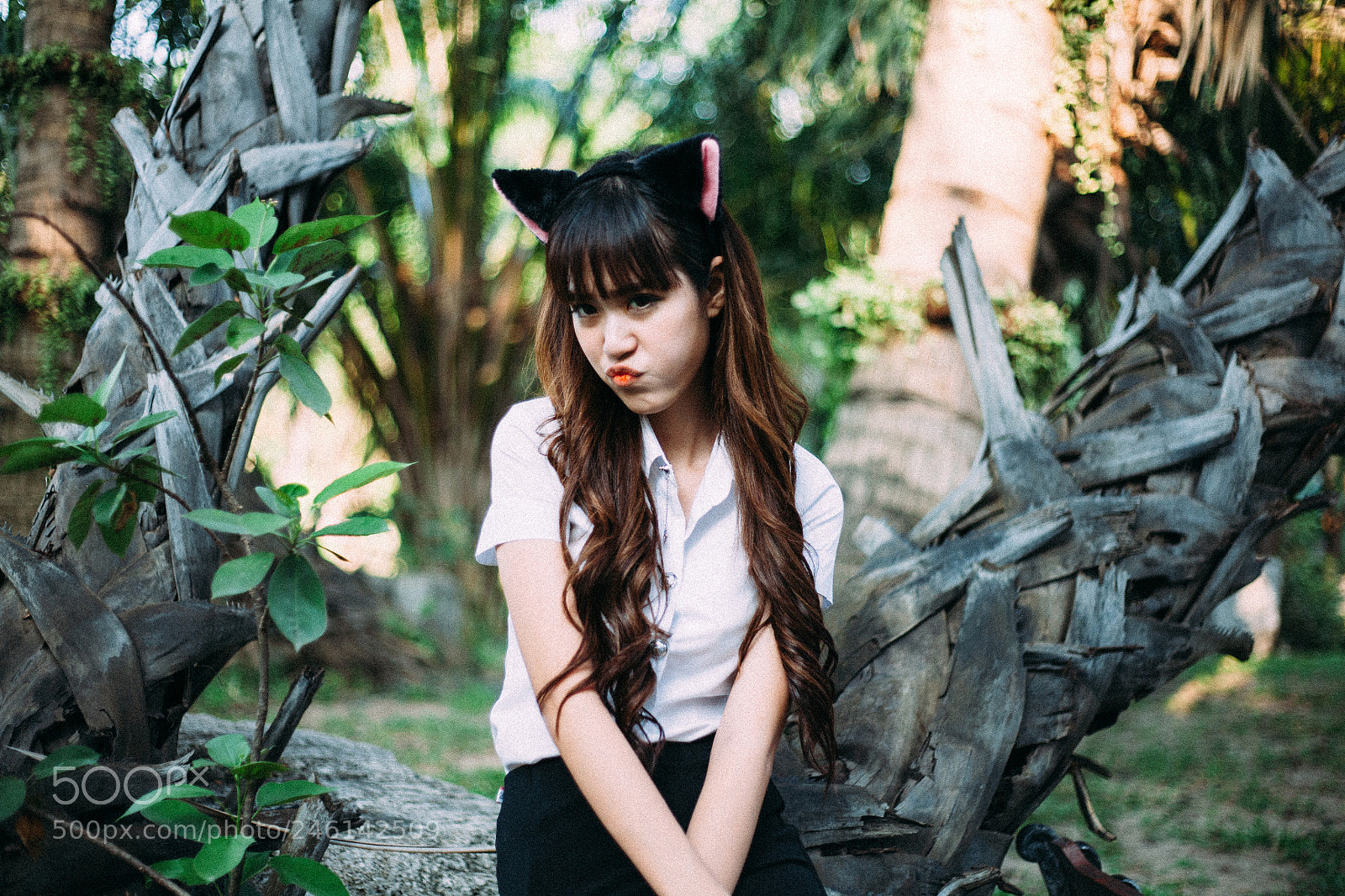 Canon EOS 5D sample photo. Ear cat girl #9 photography