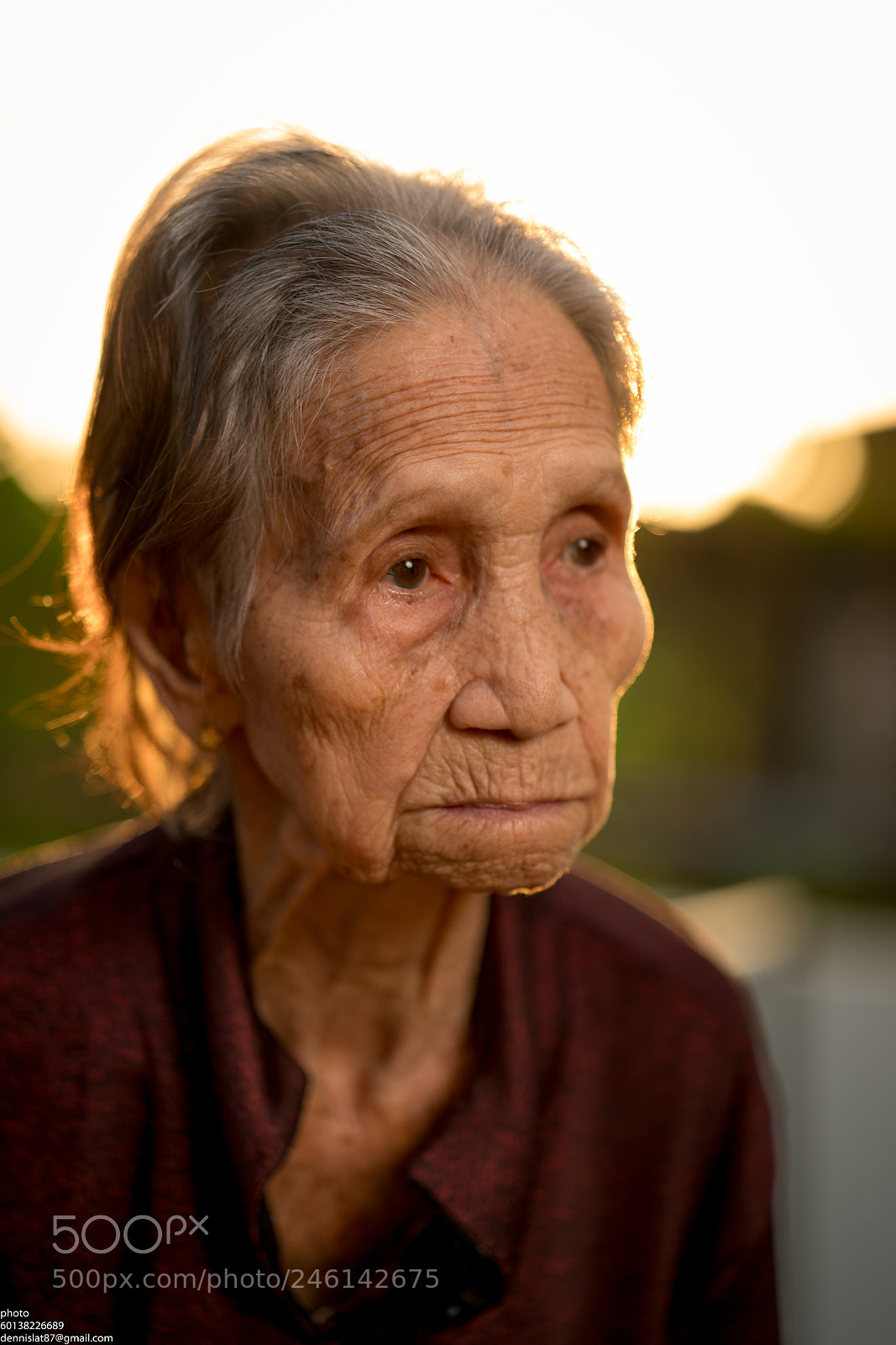 Sony a7R II sample photo. Potrait and sunset photography