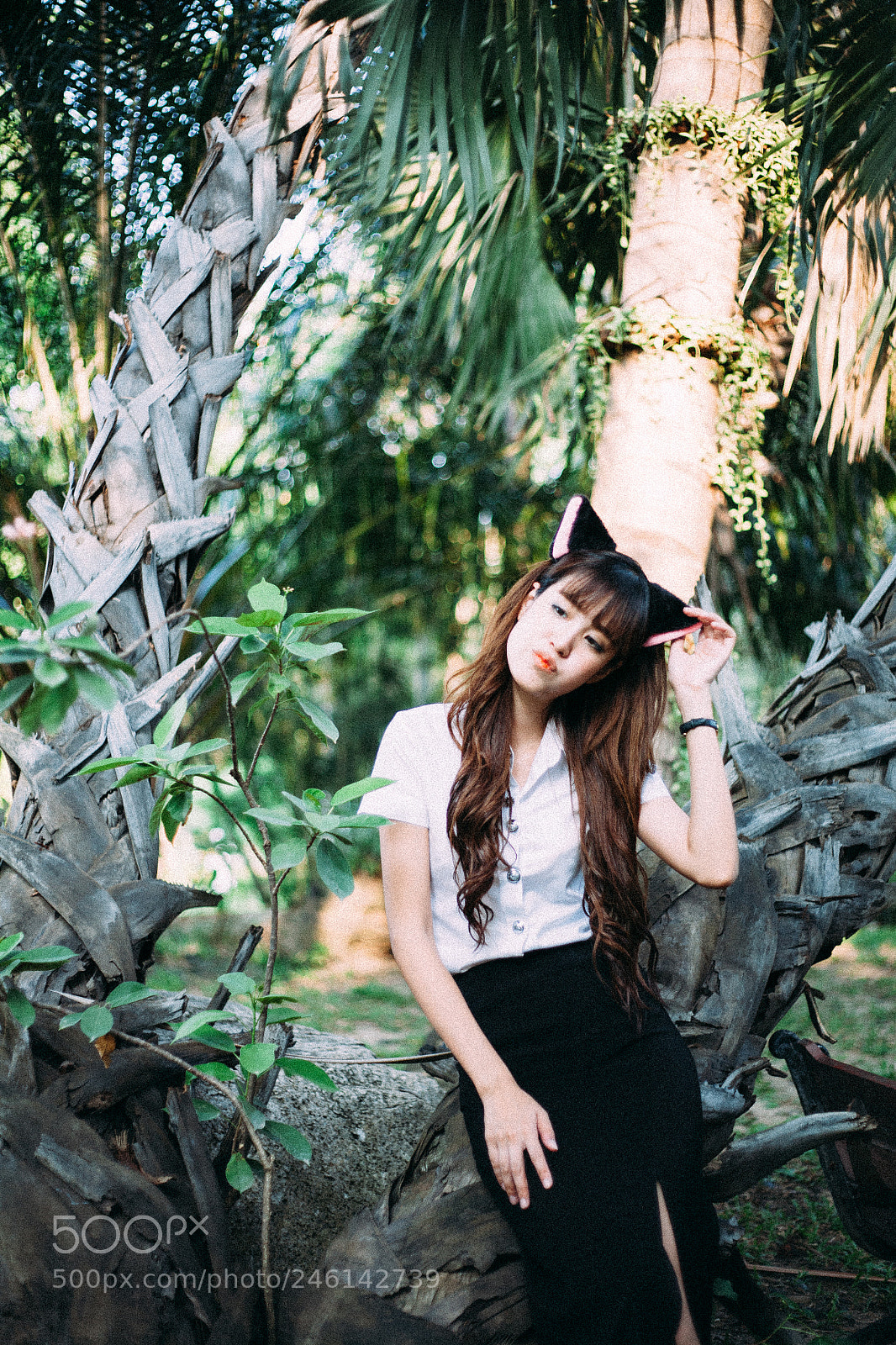 Canon EOS 5D sample photo. Ear cat girl #11 photography