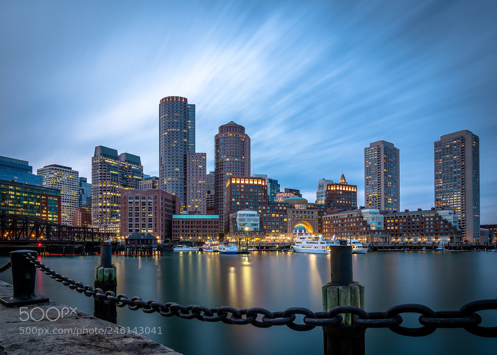 Nikon D7500 sample photo. Boston in twilight photography