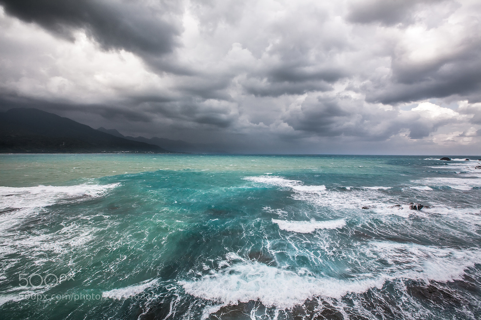 Canon EOS 5D sample photo. Typhoon tides photography
