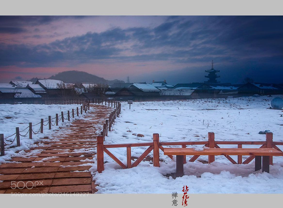 Nikon D300 sample photo. 黄昏拈花湾 photography