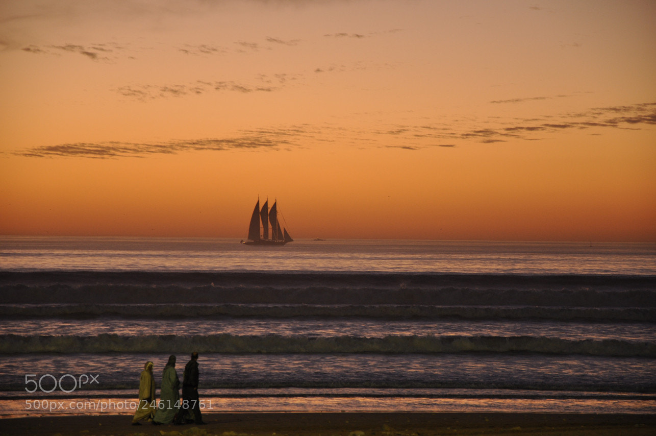 Nikon D90 sample photo. Morocco sunset photography